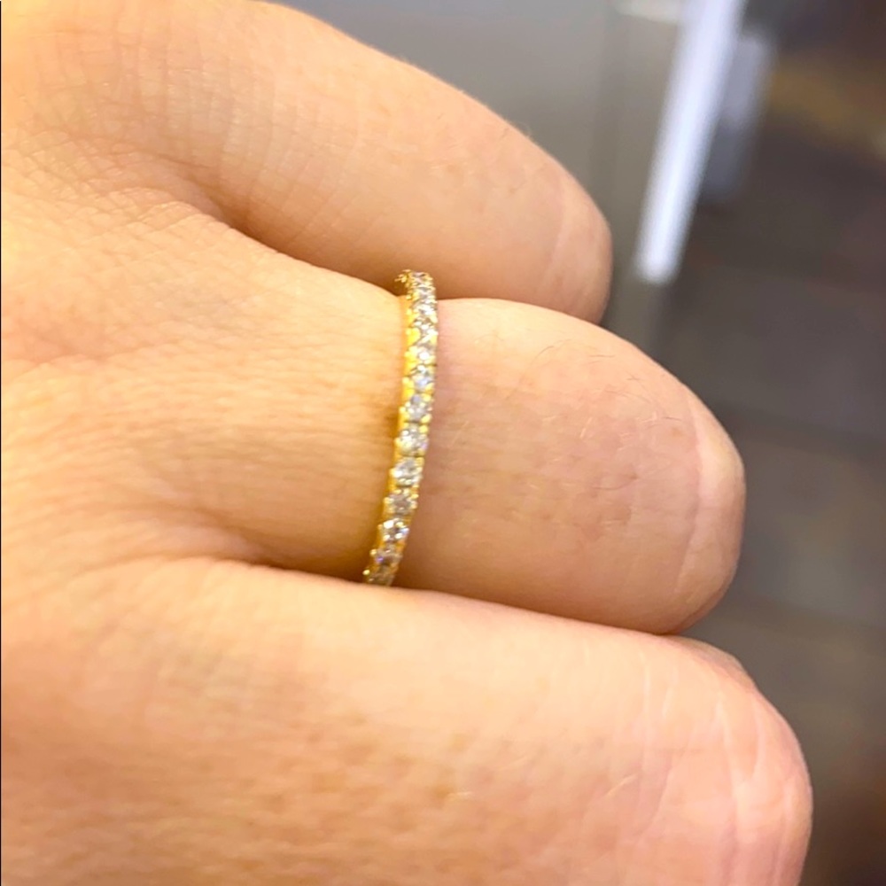 14kt gold diamond ring
